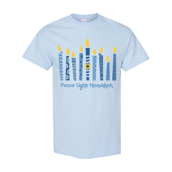 Inktastic Peace Light Hanukkah T-Shirt