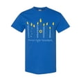 thumbnail image 1 of Inktastic Peace Light Hanukkah T-Shirt, 1 of 5