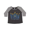 thumbnail image 1 of Inktastic Peace Light Hanukkah Women's Plus Size T-Shirt, 1 of 5
