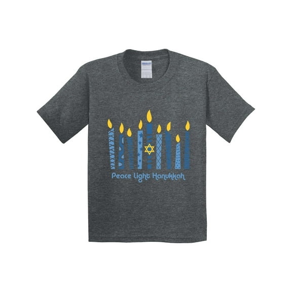 Inktastic Peace Light Hanukkah Youth T-Shirt