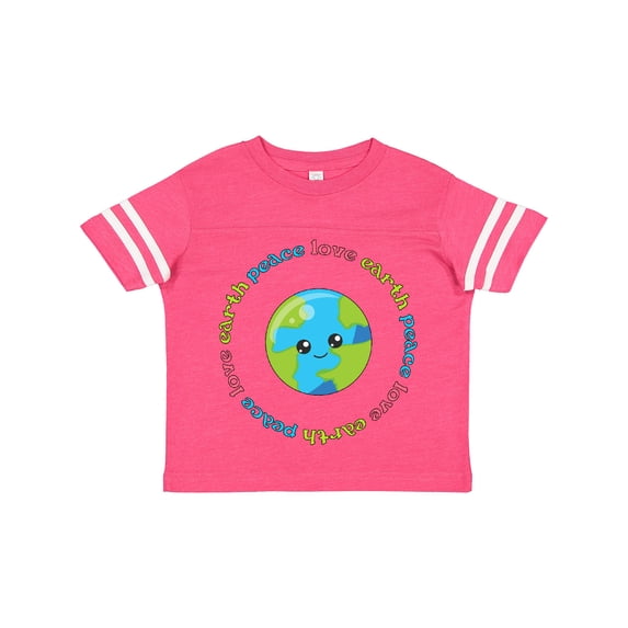 Inktastic Peace Love Earth Boys or Girls Toddler T-Shirt