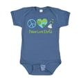 thumbnail image 1 of Inktastic Peace Love Earth Girls Baby Bodysuit, 1 of 5