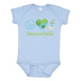 thumbnail image 1 of Inktastic Peace Love Earth Girls Baby Bodysuit, 1 of 5