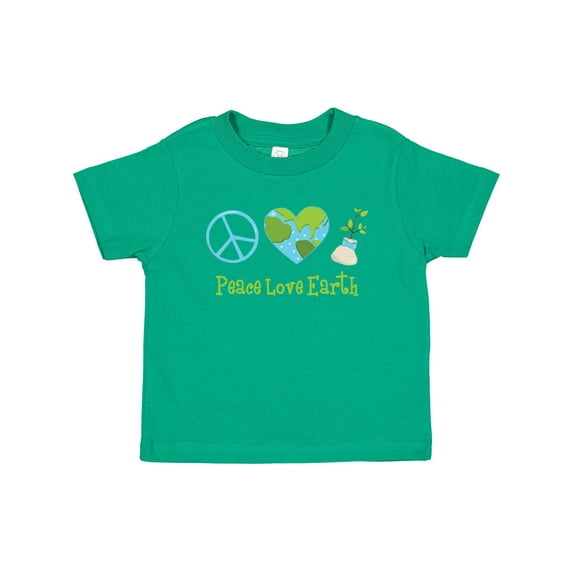 Inktastic Peace Love Earth Girls Baby T-Shirt