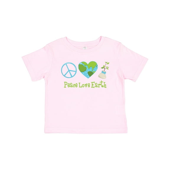 Inktastic Peace Love Earth Girls Baby T-Shirt