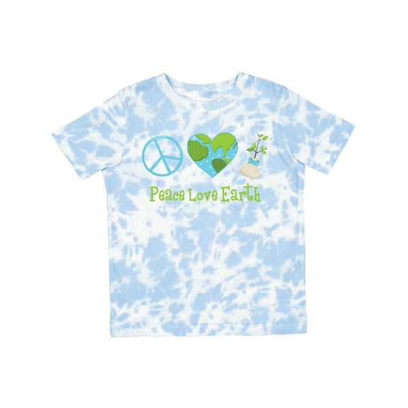 Inktastic Peace Love Earth Girls Toddler T-Shirt