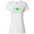 thumbnail image 1 of Inktastic Peace Love Earth Women's T-Shirt, 1 of 5