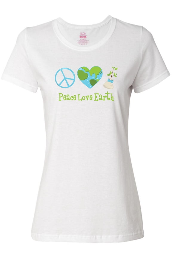 Peace Love Earth Women's T-Shirt