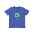 thumbnail image 1 of Inktastic Peace Love Earth Youth T-Shirt, 1 of 5