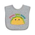 thumbnail image 1 of Inktastic Peace Love Tacos Boys or Girls Baby Bib, 1 of 4