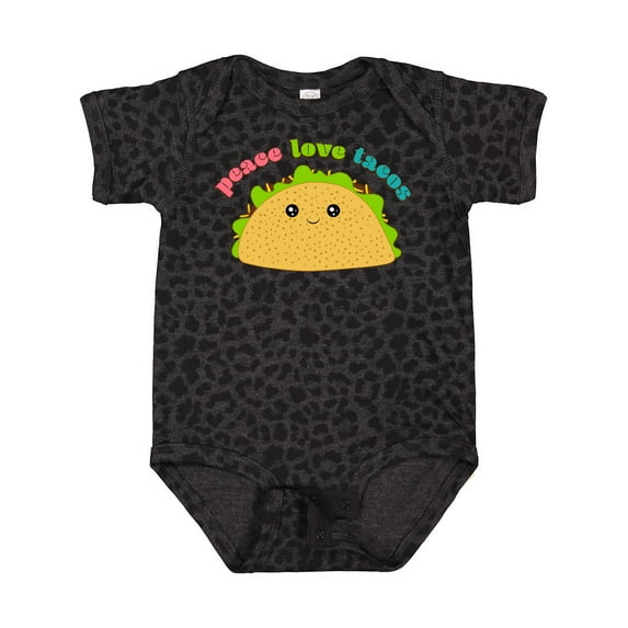 Inktastic Peace Love Tacos Boys or Girls Baby Bodysuit