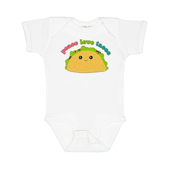 Inktastic Peace Love Tacos Boys or Girls Baby Bodysuit
