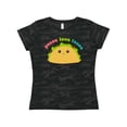 thumbnail image 1 of Inktastic Peace Love Tacos Women's T-Shirt, 1 of 5