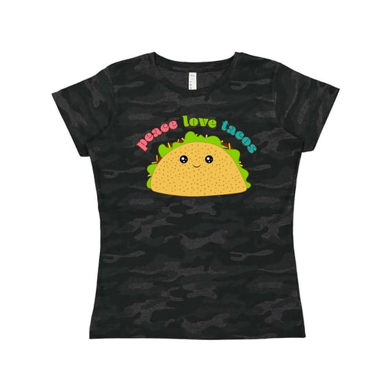 Inktastic Peace Love Tacos Women's T-Shirt