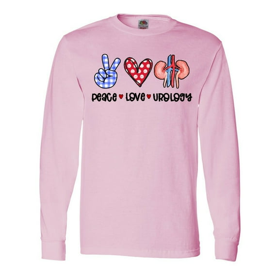 Inktastic Peace, Love, Urology, Healthcare Craft Long Sleeve T-Shirt