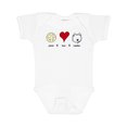 thumbnail image 1 of Inktastic Peace Love Westies Boys or Girls Baby Bodysuit, 1 of 5