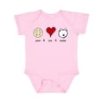 thumbnail image 1 of Inktastic Peace Love Westies Boys or Girls Baby Bodysuit, 1 of 5