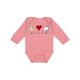 thumbnail image 1 of Inktastic Peace Love Westies Boys or Girls Long Sleeve Baby Bodysuit, 1 of 5