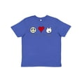 thumbnail image 1 of Inktastic Peace Love Westies Youth T-Shirt, 1 of 5