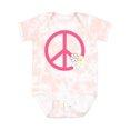 thumbnail image 1 of Inktastic Peace Sign Cute Daisy Flowers Girls Baby Bodysuit, 1 of 5