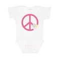thumbnail image 1 of Inktastic Peace Sign Cute Daisy Flowers Girls Baby Bodysuit, 1 of 5