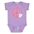 thumbnail image 1 of Inktastic Peace Sign Cute Daisy Flowers Girls Baby Bodysuit, 1 of 5