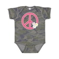 thumbnail image 1 of Inktastic Peace Sign Cute Daisy Flowers Girls Baby Bodysuit, 1 of 5