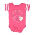thumbnail image 1 of Inktastic Peace Sign Cute Daisy Flowers Girls Baby Bodysuit, 1 of 5