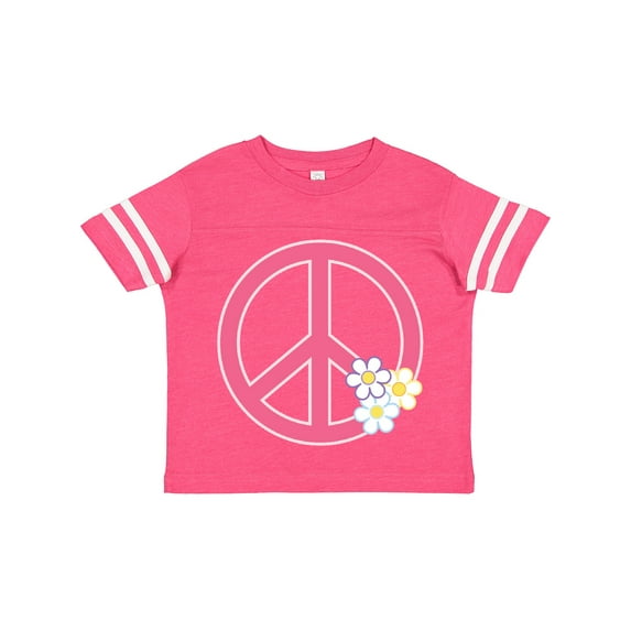 Inktastic Peace Sign Cute Daisy Flowers Girls Toddler T-Shirt