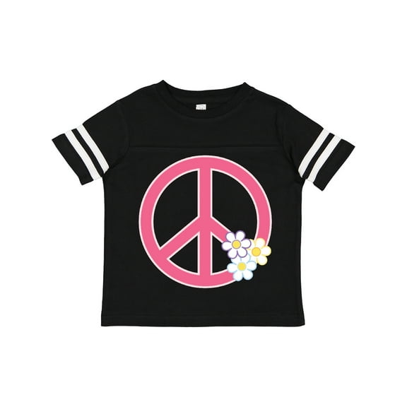 Inktastic Peace Sign Cute Daisy Flowers Girls Toddler T-Shirt