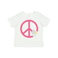 thumbnail image 1 of Inktastic Peace Sign Cute Daisy Flowers Girls Toddler T-Shirt, 1 of 5