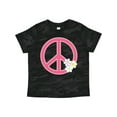 thumbnail image 1 of Inktastic Peace Sign Cute Daisy Flowers Girls Toddler T-Shirt, 1 of 5