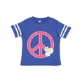 thumbnail image 1 of Inktastic Peace Sign Cute Daisy Flowers Girls Toddler T-Shirt, 1 of 5