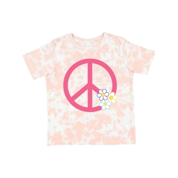 Inktastic Peace Sign Cute Daisy Flowers Girls Toddler T-Shirt