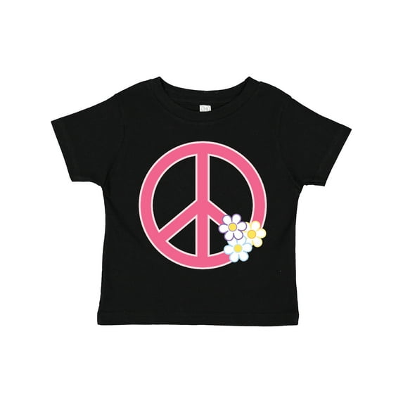 Inktastic Peace Sign Cute Daisy Flowers Girls Toddler T-Shirt