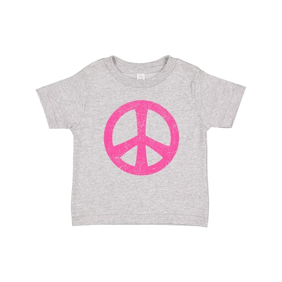 Inktastic Peace Sign Pink Retro Girls Baby T-Shirt