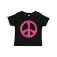 thumbnail image 1 of Inktastic Peace Sign Pink Retro Girls Toddler T-Shirt, 1 of 5