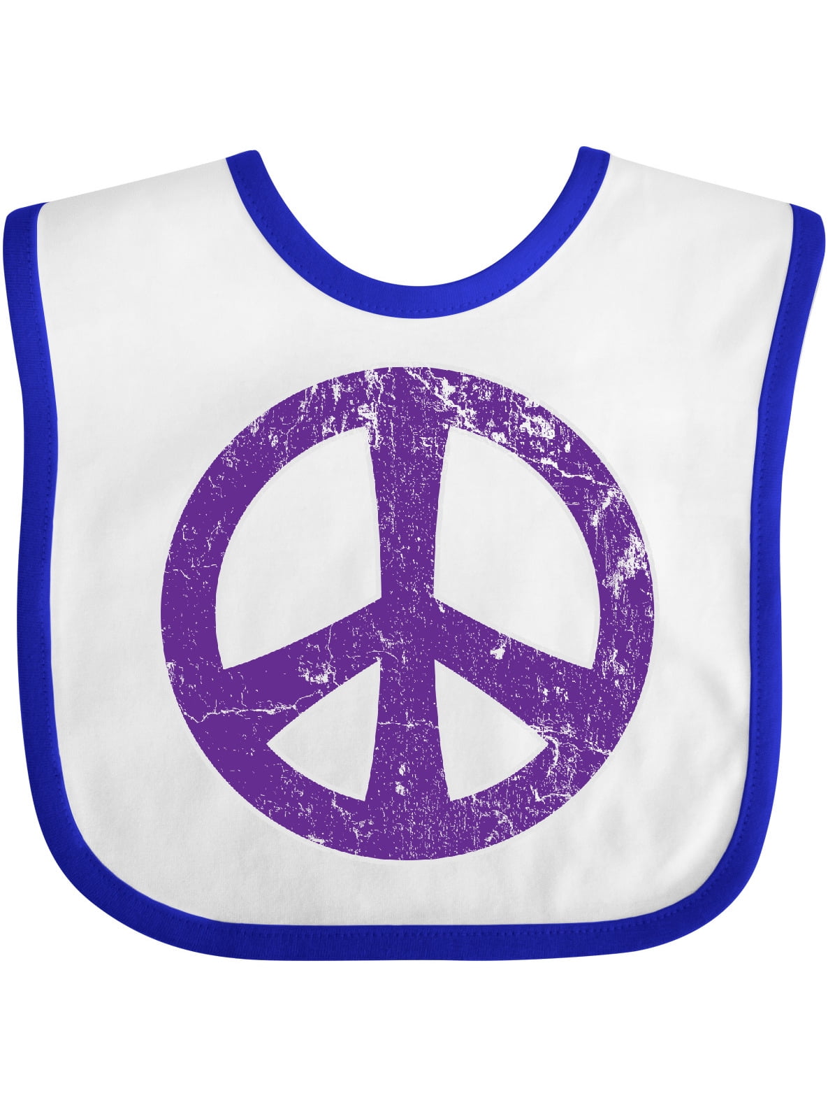 inktastic-peace-sign-purple-distressed-retro-boys-or-girls-baby-bib