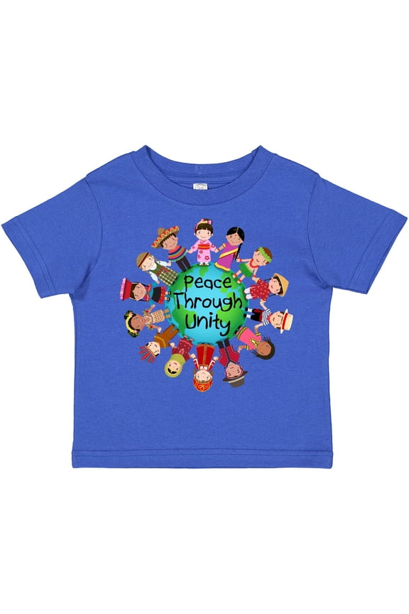Peace Through Unity Boys or Girls Toddler T-Shirt