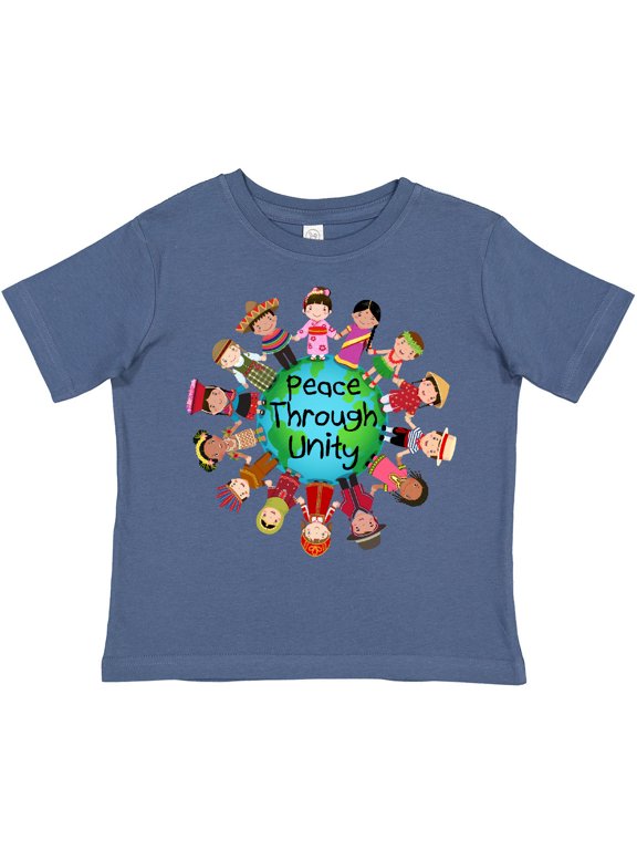 Peace Through Unity Boys or Girls Toddler T-Shirt