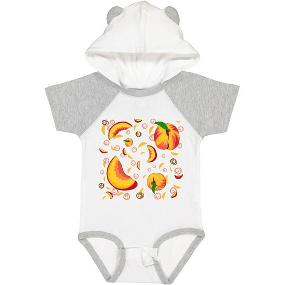 Inktastic Peach Fruit Party Boys or Girls Baby Bodysuit