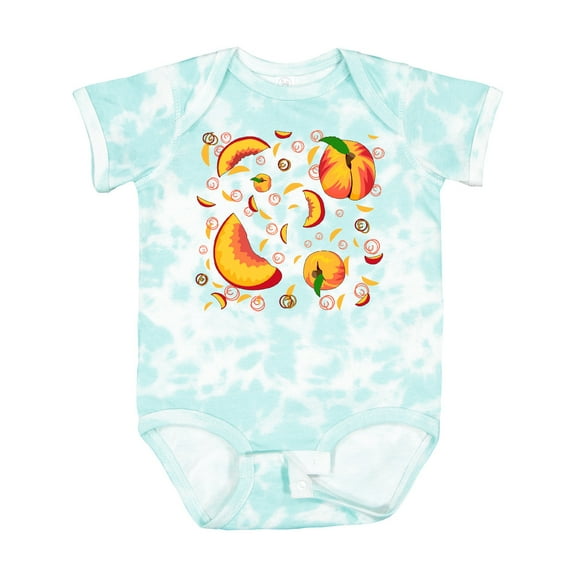 Inktastic Peach Fruit Party Boys or Girls Baby Bodysuit