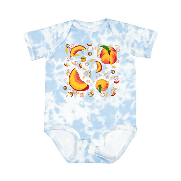 Inktastic Peach Fruit Party Boys or Girls Baby Bodysuit
