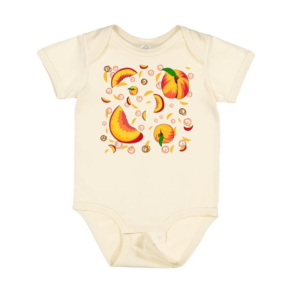 Inktastic Peach Fruit Party Boys or Girls Baby Bodysuit