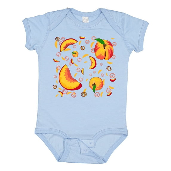 Inktastic Peach Fruit Party Boys or Girls Baby Bodysuit