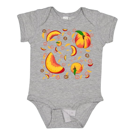 Inktastic Peach Fruit Party Boys or Girls Baby Bodysuit