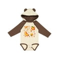 thumbnail image 1 of Inktastic Peach Fruit Party Boys or Girls Long Sleeve Baby Bodysuit, 1 of 5