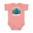 thumbnail image 1 of Inktastic Peacock Girls Baby Bodysuit, 1 of 5