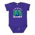 thumbnail image 1 of Inktastic Peacock Girls Baby Bodysuit, 1 of 5