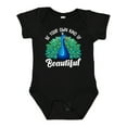 thumbnail image 1 of Inktastic Peacock Girls Baby Bodysuit, 1 of 5